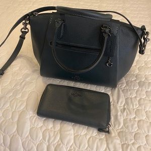 Coach bag and wallet